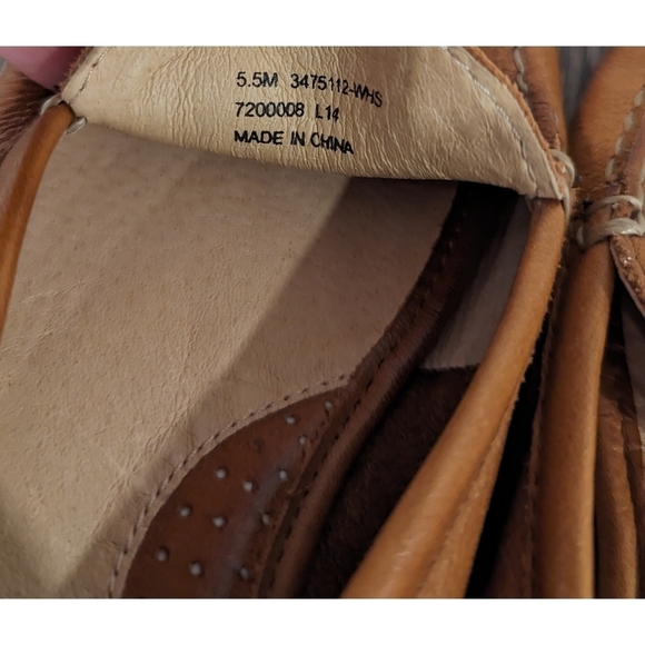 Frye Brown Soft Leather Loafer Slip On Shoes Size 5.5 - Picture 9 of 10